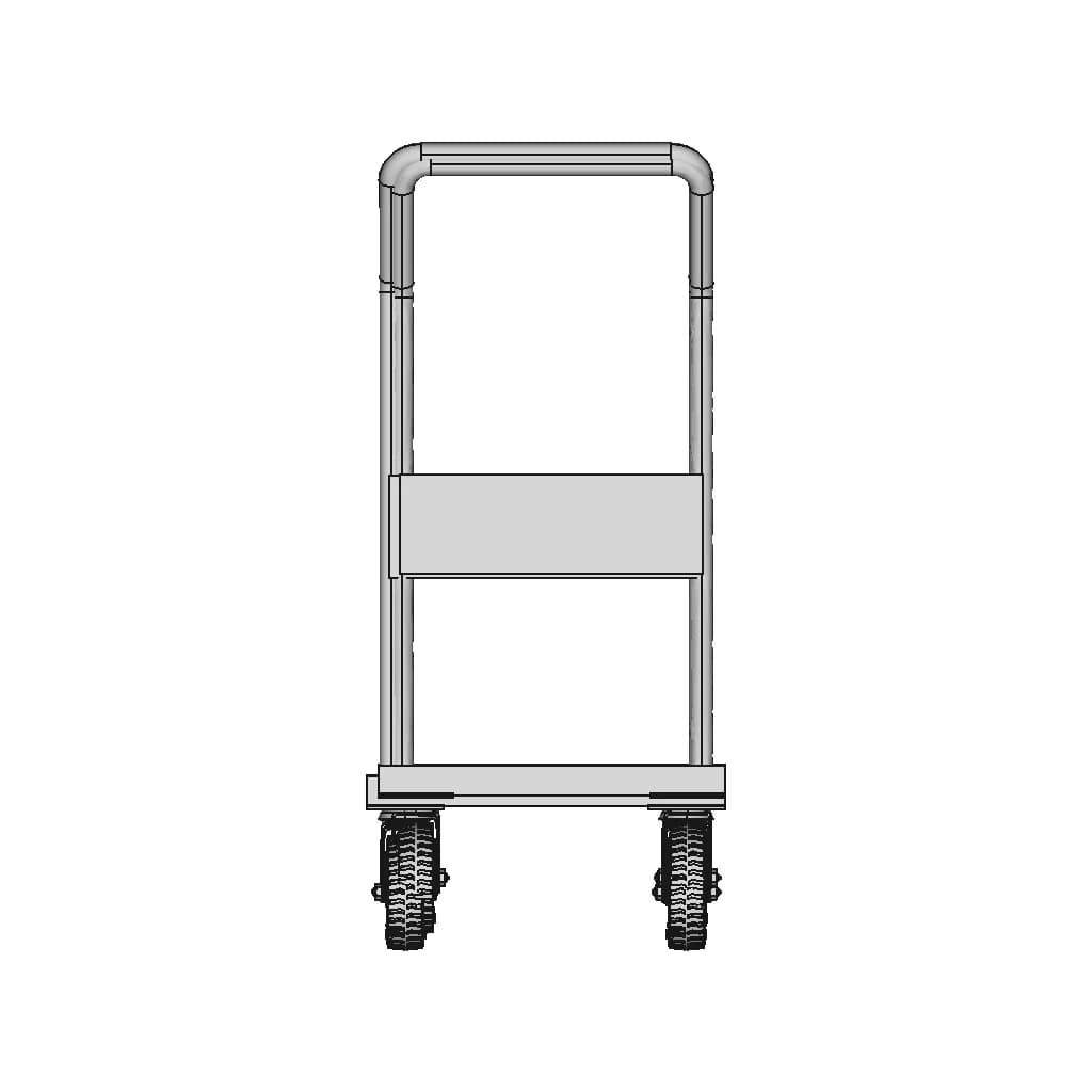 Four Wheel Hand Truck 1 | Industrial CAD Design_0_90_degree_snapshot