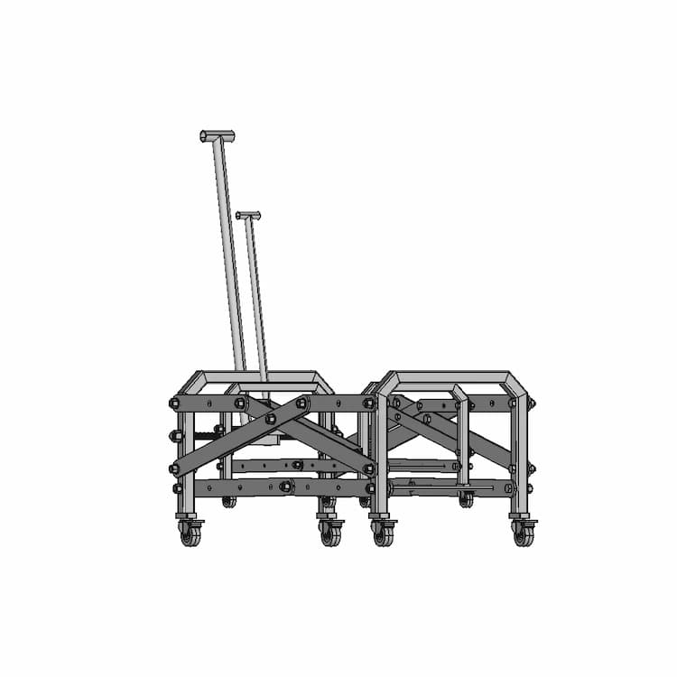 Katlanir Cekme Vagon Folding Pull Wagon 1 | Industrial CAD Design