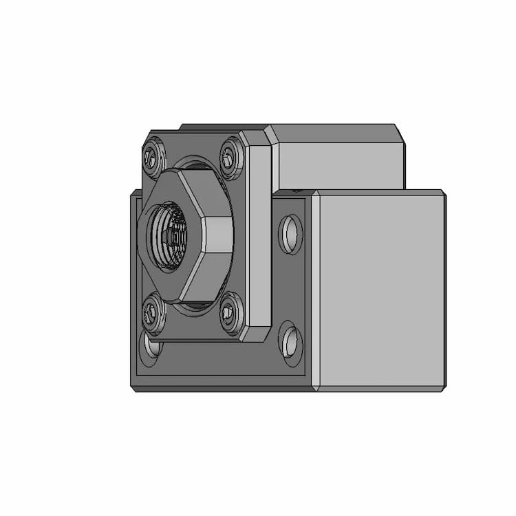 Soporte Lineal Bk12 1 | Industrial CAD Design