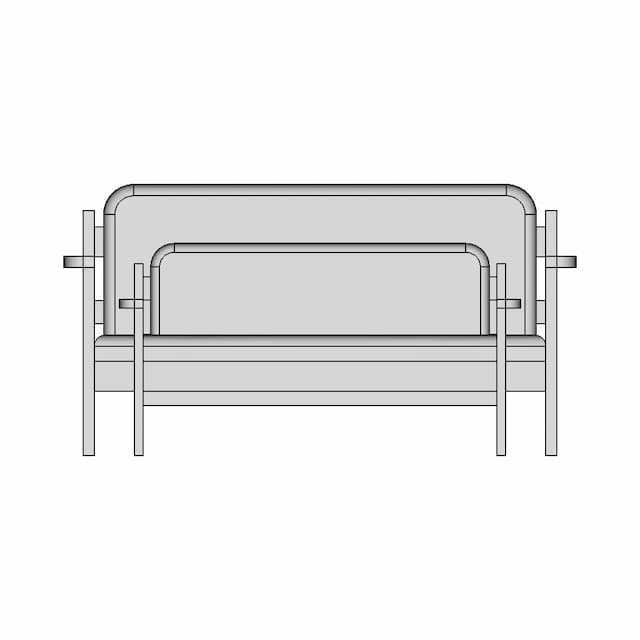Wooden Elegance Modern Sofa Design 1 | Industrial CAD Design