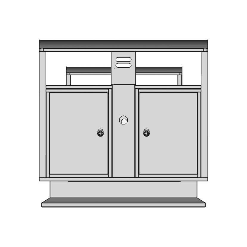 Urban Public Garbage Bins 1 | Industrial CAD Design