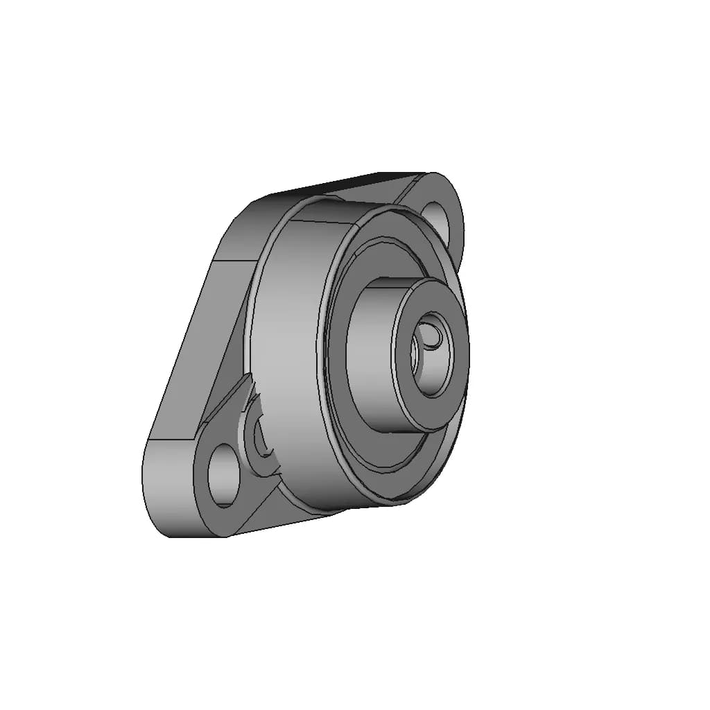 Biblioteca De Mancais Ucfl 1 | Industrial CAD Design_60_30_degree_snapshot