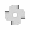 Tee Nut For Wood 1 | Industrial CAD Design_90_0_degree_snapshot
