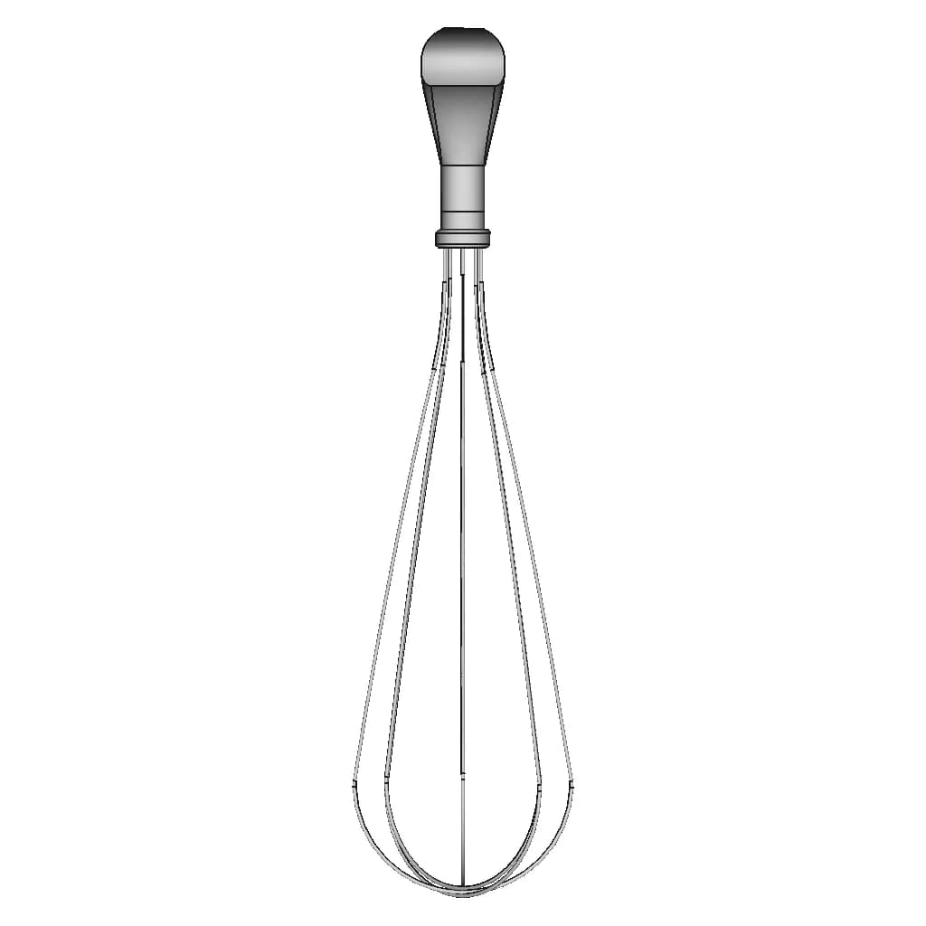 Hand Whisker New And Generic Handles 1 | Industrial CAD Design_270_0_degree_snapshot