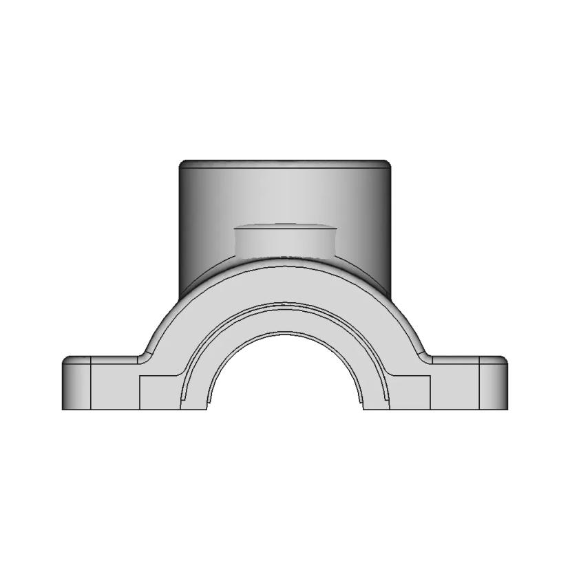 Piping Threaded Side Conn Clamp O1 X O1 | CAD Model for Energy Systems