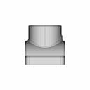 Piping Threaded Side Conn Clamp O1 X O1 | CAD Model for Energy Systems_0_270_degree_snapshot
