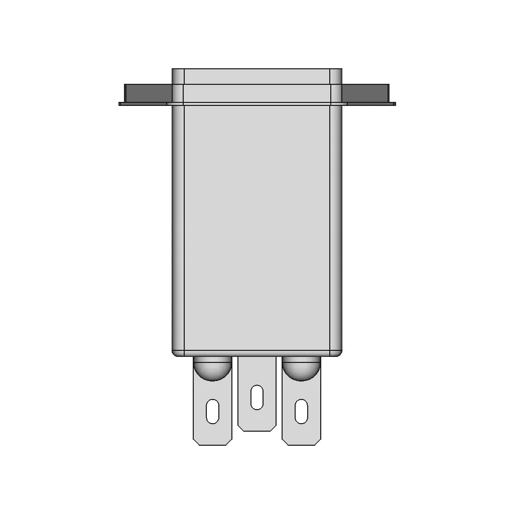 Power Jack With Fuse Holder 1 | CAD Model for Energy Systems_0_270_degree_snapshot