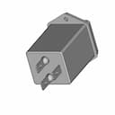 Power Jack With Fuse Holder 1 | CAD Model for Energy Systems_60_30_degree_snapshot