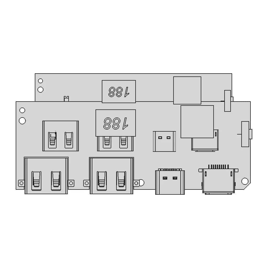 Qc4 0 Qc3 0 Led Dual Usb 5V | CAD Model for Energy Systems_0_0_degree_snapshot