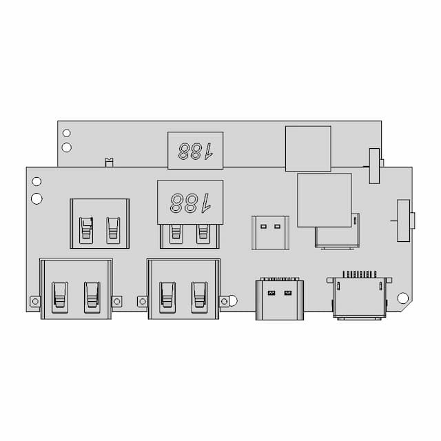 Qc4 0 Qc3 0 Led Dual Usb 5V | CAD Model for Energy Systems