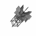 Ruzgar Turbini Wind Turbine Free Energy 1 | CAD Model for Energy Systems_60_30_degree_snapshot