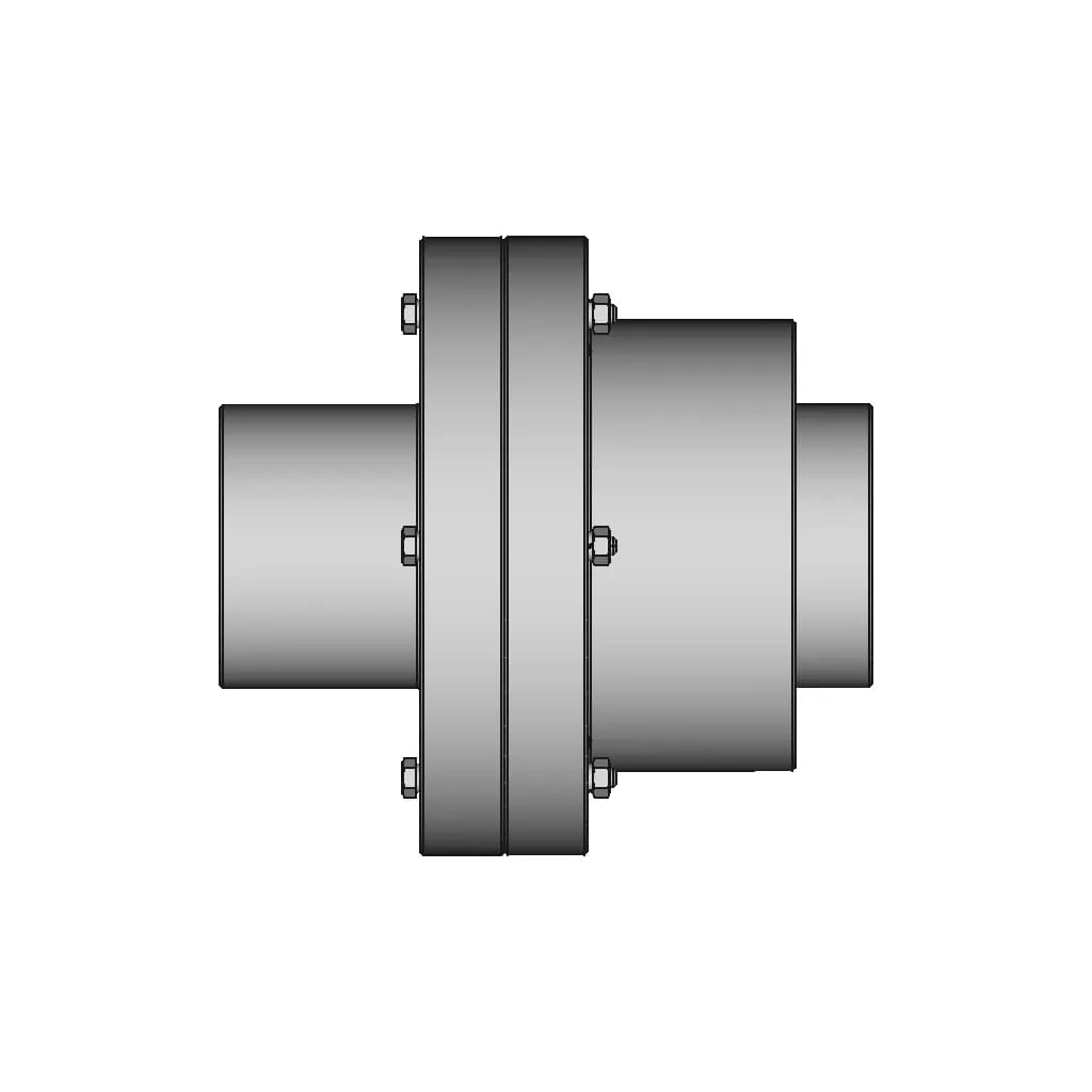 Gear Coupling 2 2500Nm D 60Mm 1 | CAD Model for Energy Systems_0_0_degree_snapshot