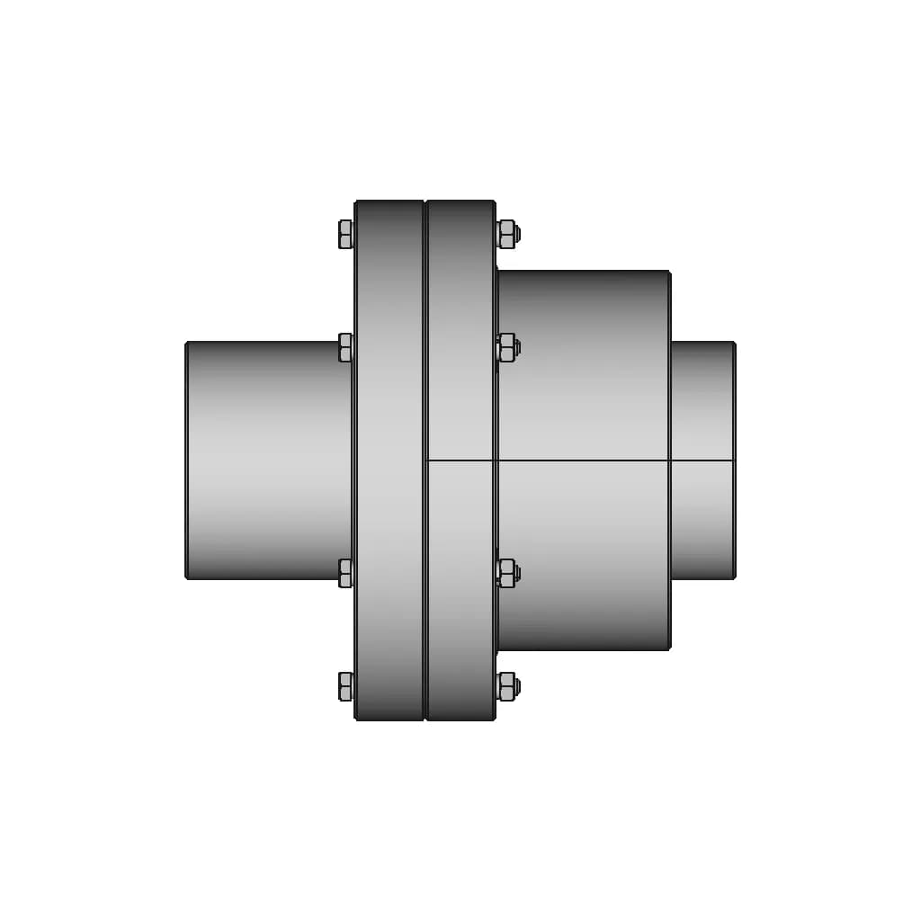 Gear Coupling 2 2500Nm D 60Mm 1 | CAD Model for Energy Systems_270_0_degree_snapshot