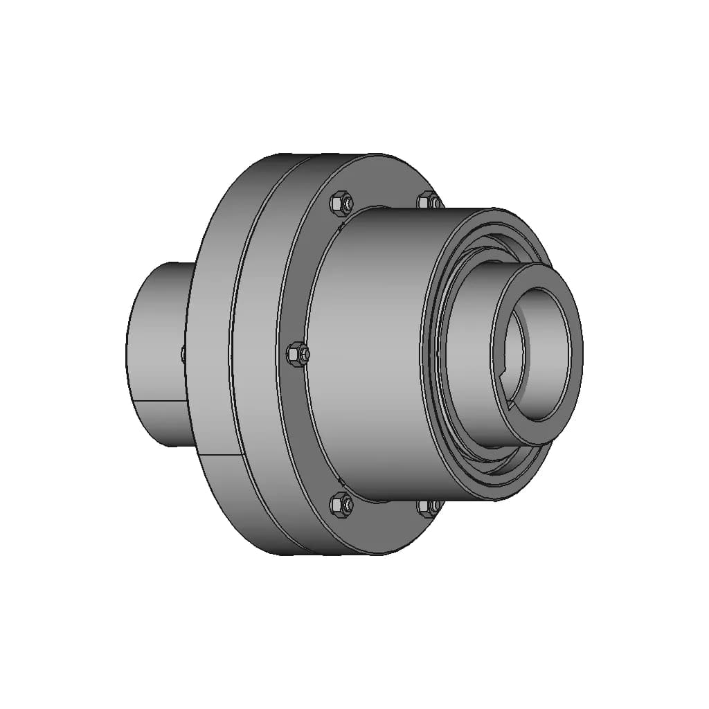 Gear Coupling 2 2500Nm D 60Mm 1 | CAD Model for Energy Systems_60_30_degree_snapshot