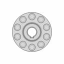 Elastic Sleeve Pin Coupling With A Torque Of | CAD Model for Energy Systems_0_90_degree_snapshot