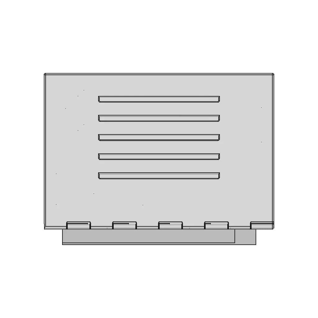 3D Printable Bookholder With Adjustable Inclination And Solar | CAD Model for Energy Systems_90_0_degree_snapshot