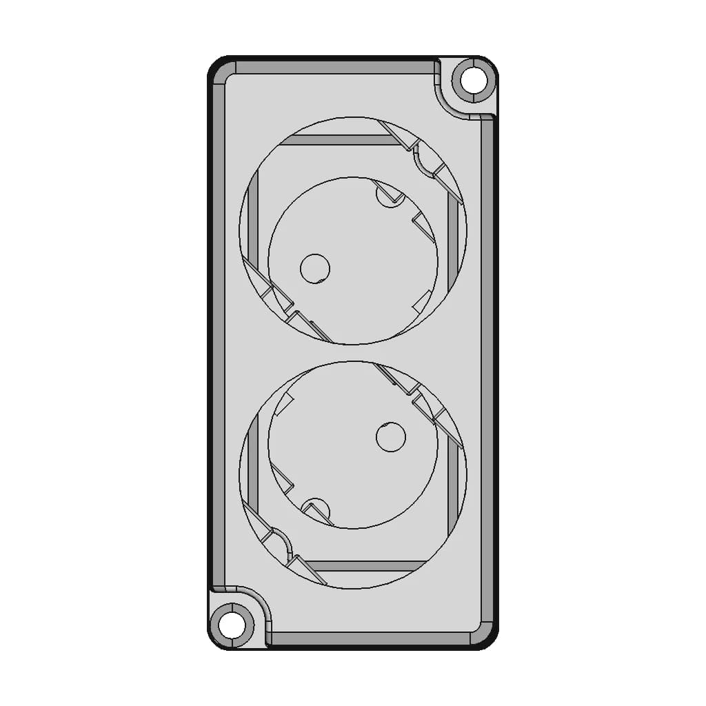 2 Socket Power Strip 1 | CAD Model for Energy Systems_270_0_degree_snapshot