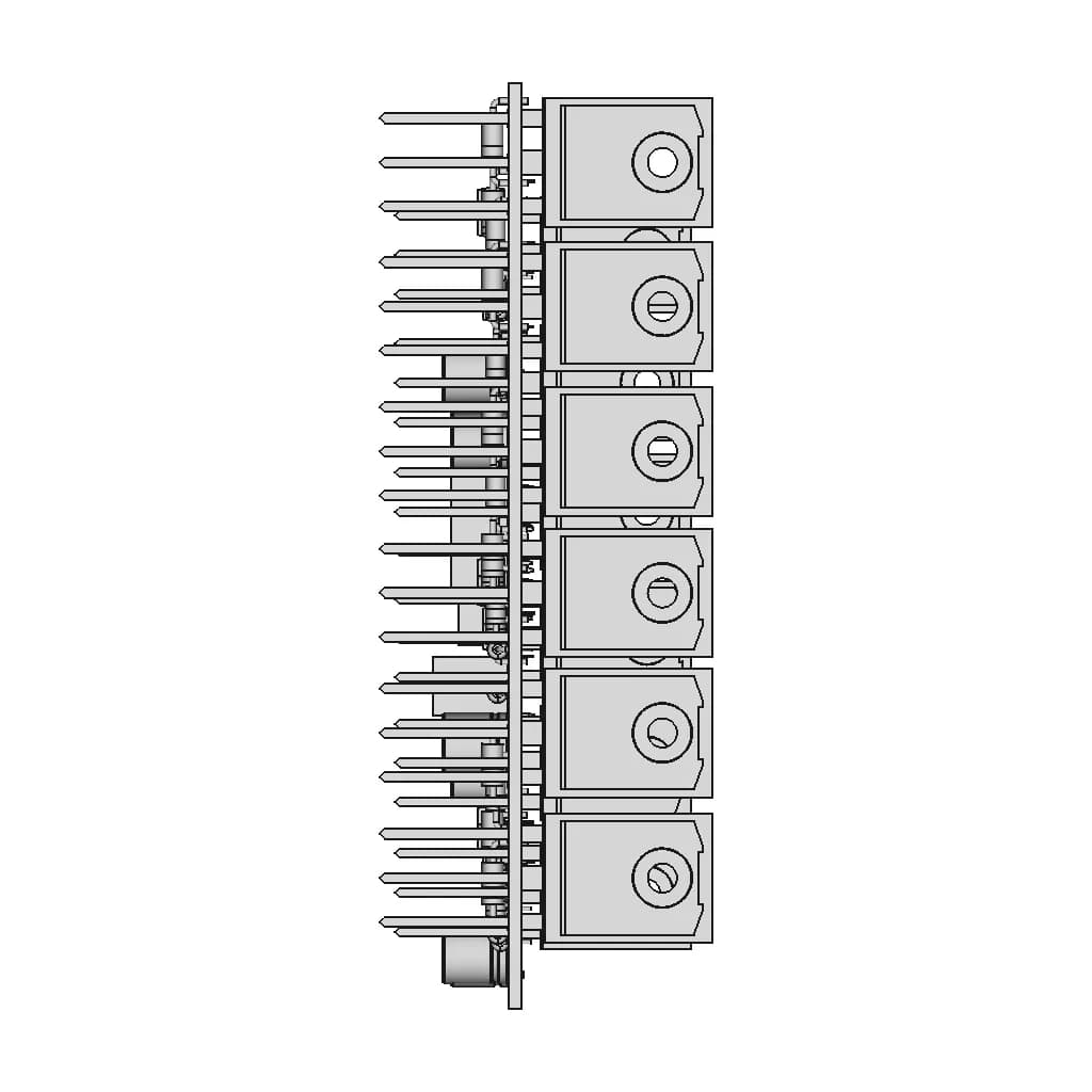 Three Phase Motor Driver 1 | CAD Model for Energy Systems_0_90_degree_snapshot