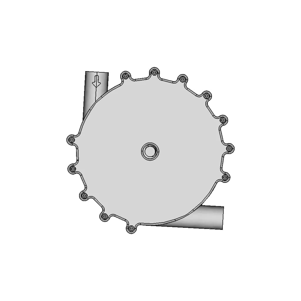 Hidrolik Turbin Hydraulic Turbine Free Energy 1 | CAD Model for Energy Systems_0_0_degree_snapshot