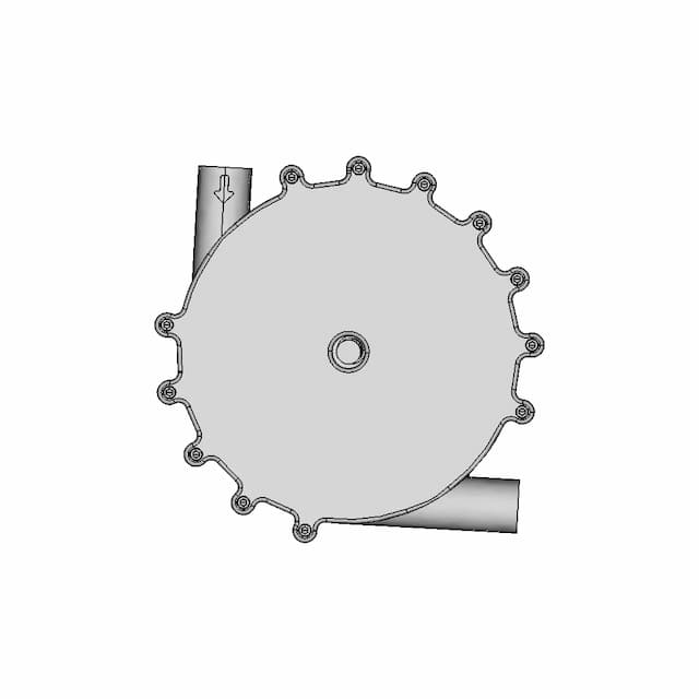 Hidrolik Turbin Hydraulic Turbine Free Energy 1 | CAD Model for Energy Systems