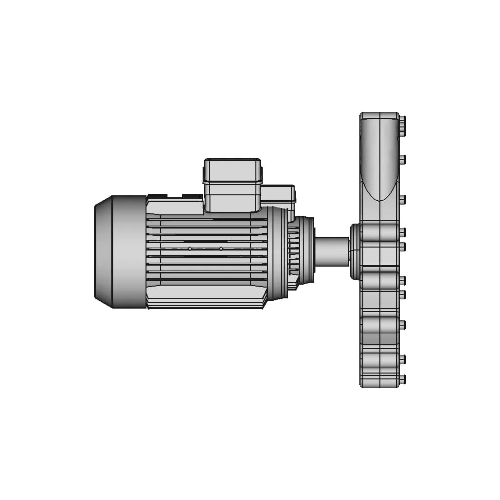 Hidrolik Turbin Hydraulic Turbine Free Energy 1 | CAD Model for Energy Systems_0_270_degree_snapshot