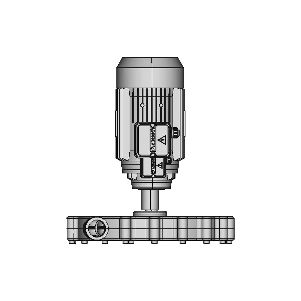 Hidrolik Turbin Hydraulic Turbine Free Energy 1 | CAD Model for Energy Systems_270_0_degree_snapshot