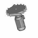 Hidrolik Turbin Hydraulic Turbine Free Energy 1 | CAD Model for Energy Systems_60_30_degree_snapshot