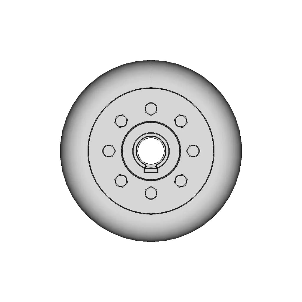 Elastic Coupling With Toroidal Shell With Torque Transmission | CAD Model for Energy Systems_0_270_degree_snapshot