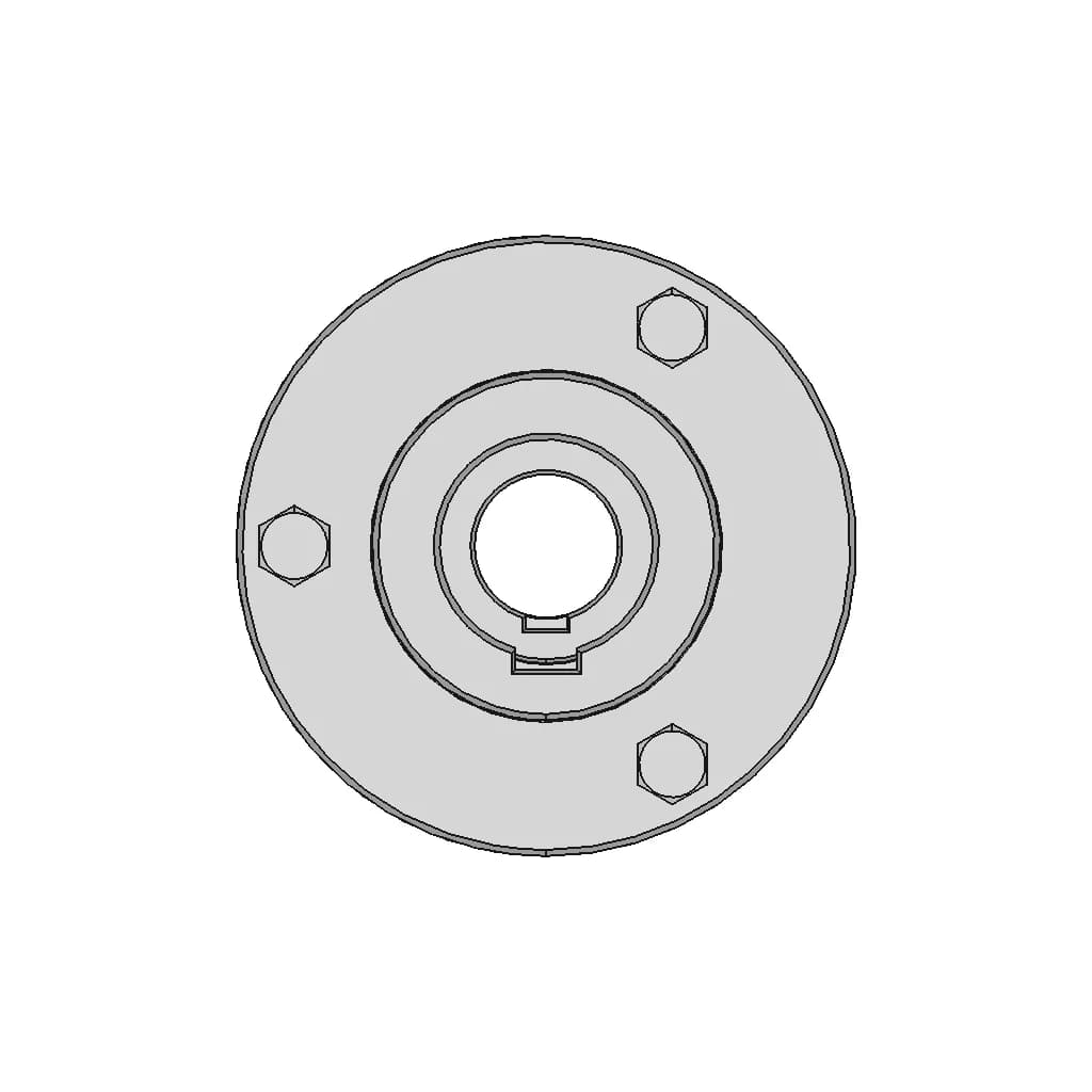 Rigid Flange Coupling 1000Nm D55Mm 1 | CAD Model for Energy Systems_0_270_degree_snapshot
