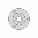 Rigid Flange Coupling 1000Nm D55Mm 1 | CAD Model for Energy Systems_0_90_degree_snapshot