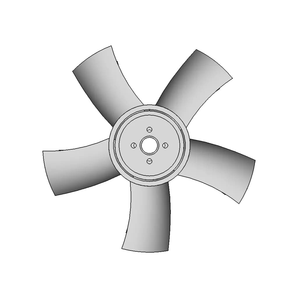 Radiator Impeller 270Mm 1 | CAD Model for Energy Systems_270_0_degree_snapshot