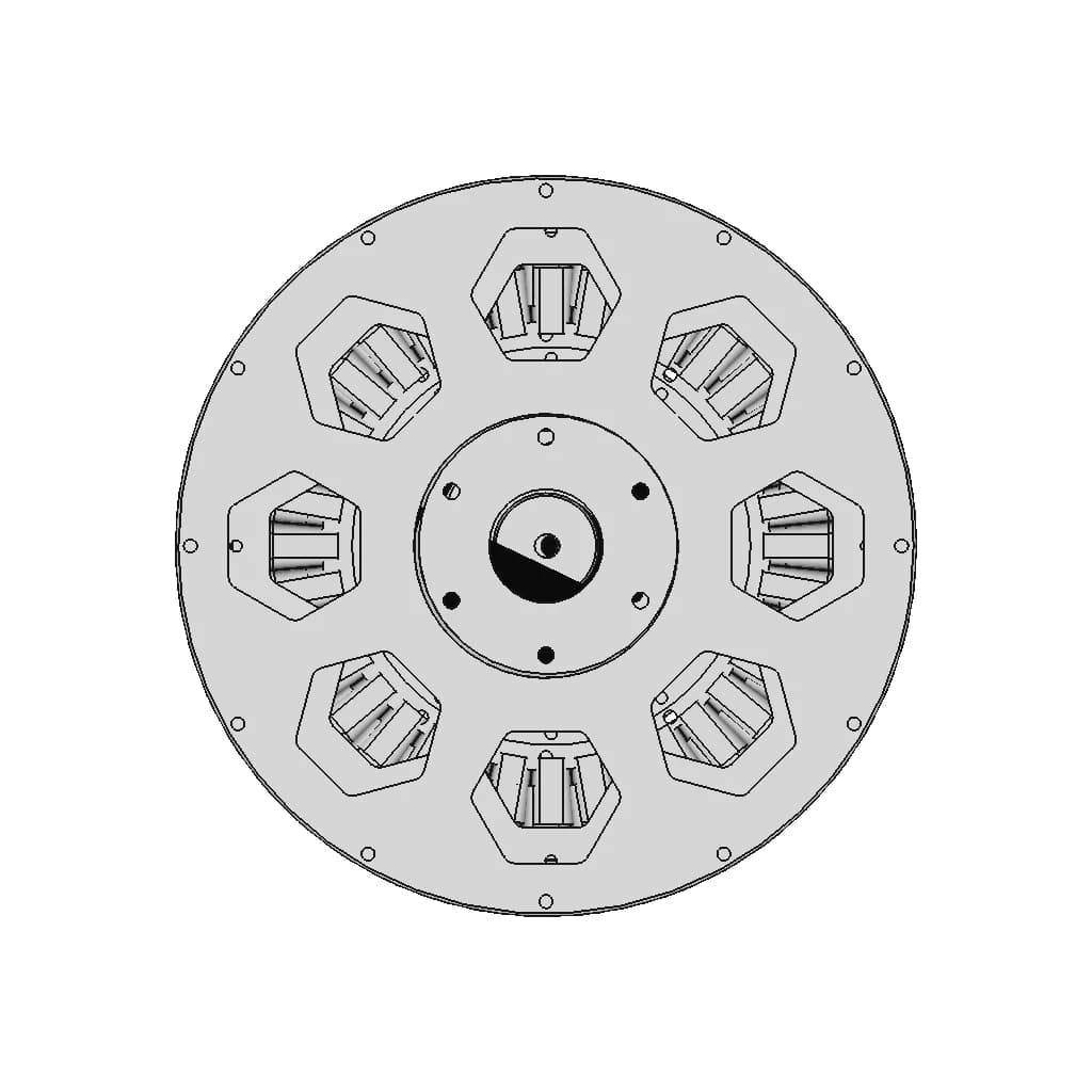Bldc Hub Electric Motor 1 | CAD Model for Energy Systems_0_90_degree_snapshot