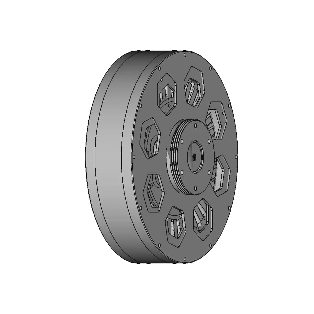 Bldc Hub Electric Motor 1 | CAD Model for Energy Systems_60_30_degree_snapshot