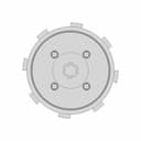 Clutch Disc 3 | CAD Model for Energy Systems_90_0_degree_snapshot