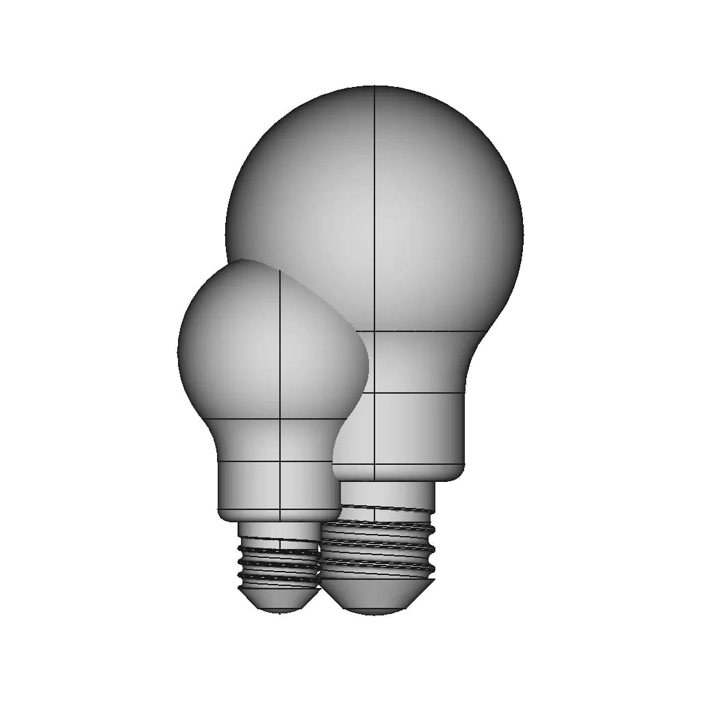 Electric Bulb 10 | CAD Model for Energy Systems_0_270_degree_snapshot