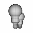 Electric Bulb 10 | CAD Model for Energy Systems_0_90_degree_snapshot