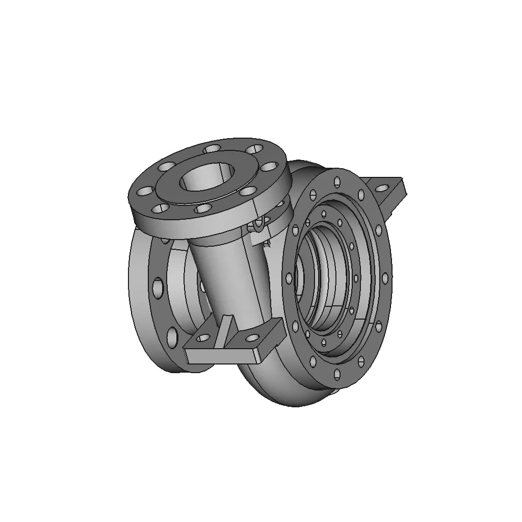 Volute Pump Casing 1 | CAD Model for Energy Systems_60_30_degree_snapshot
