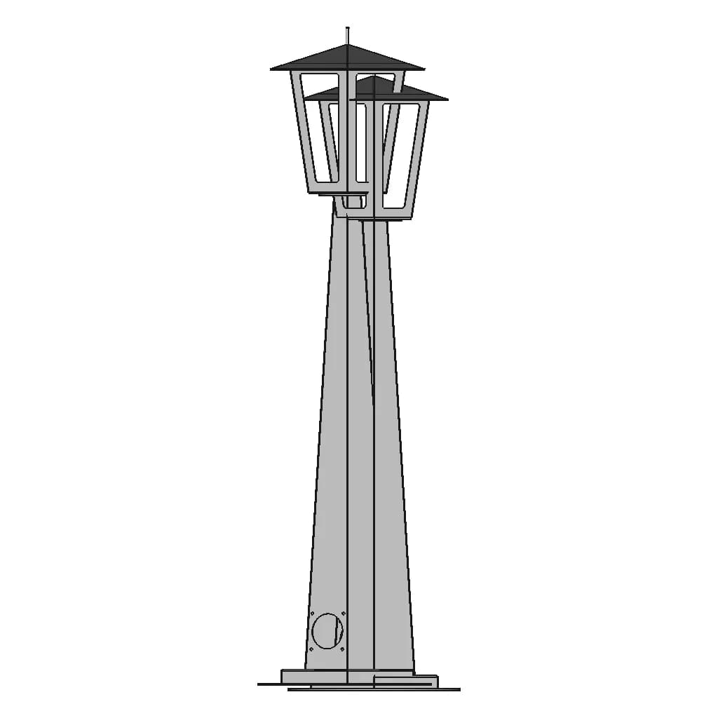 Garden Light 12 | CAD Model for Energy Systems_0_90_degree_snapshot