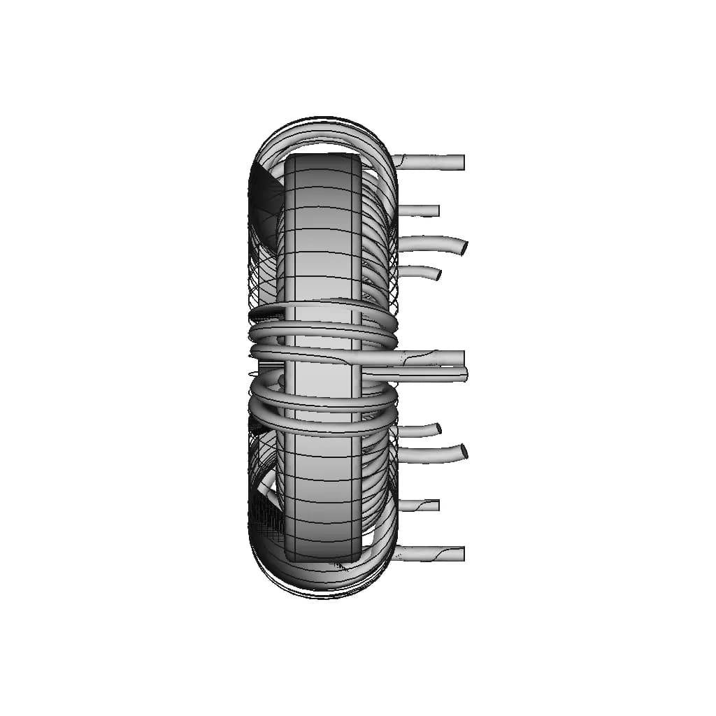 Hf 3 Phase Choke 1 | CAD Model for Energy Systems_0_90_degree_snapshot