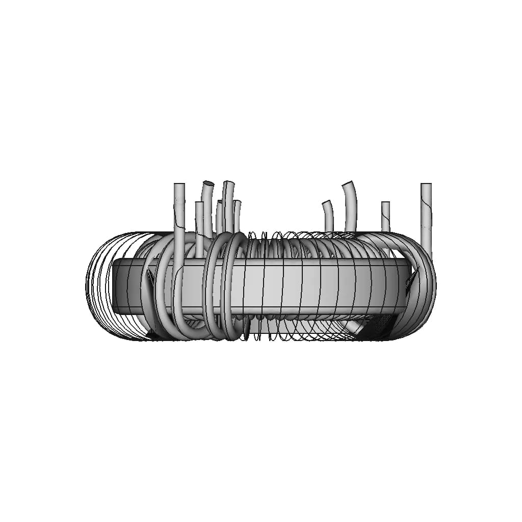 Hf 3 Phase Choke 1 | CAD Model for Energy Systems_270_0_degree_snapshot