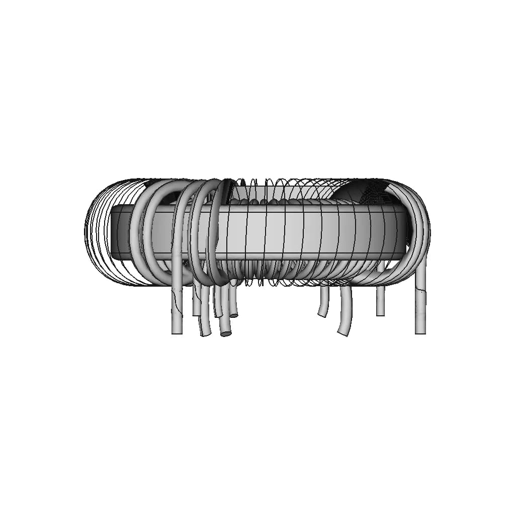 Hf 3 Phase Choke 1 | CAD Model for Energy Systems_90_0_degree_snapshot