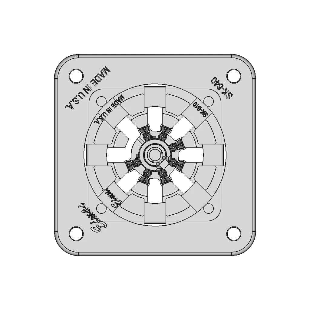 Eimac Sk 640 Socket 1 | CAD Model for Energy Systems_0_0_degree_snapshot