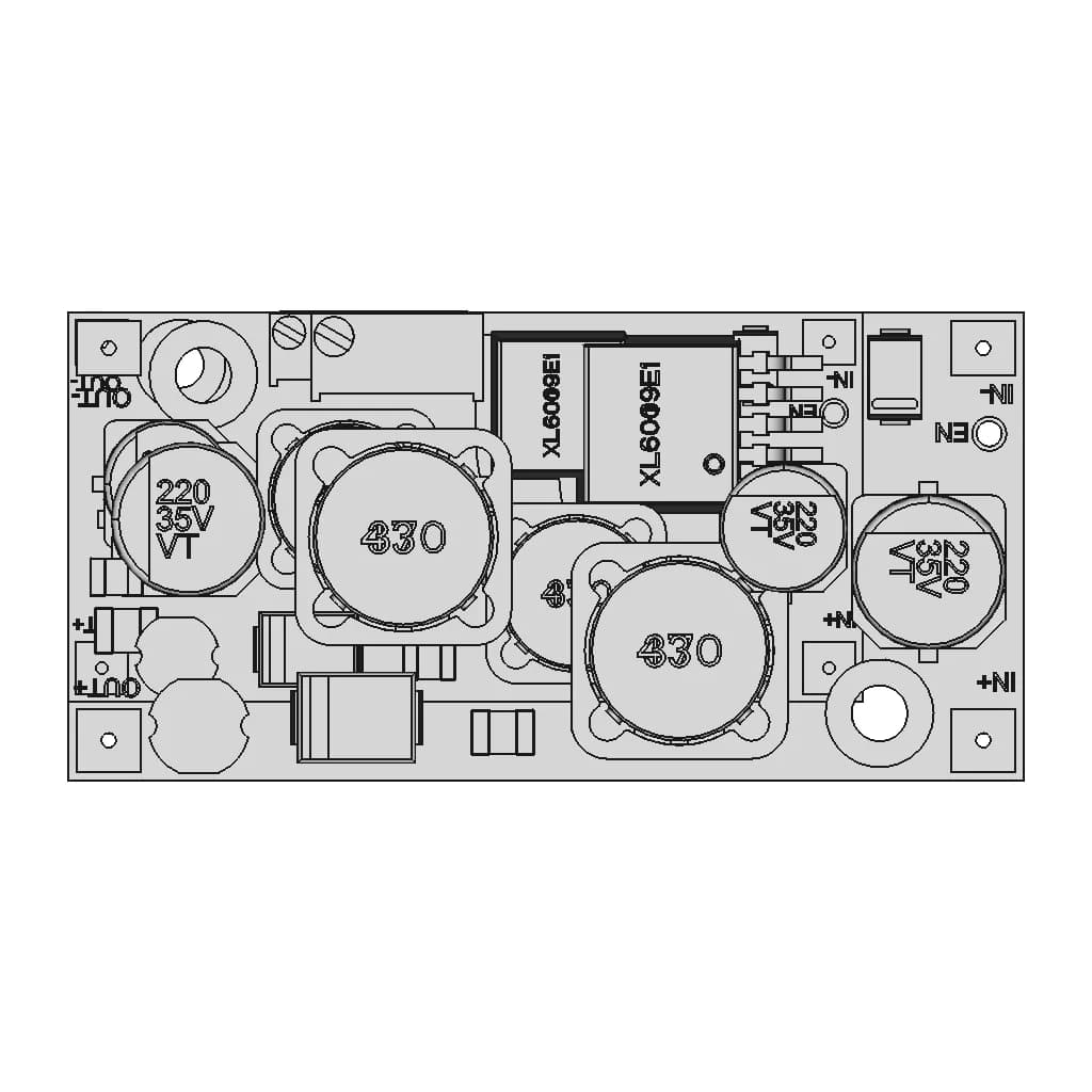Xl6019 Buck Boost Module 1 | CAD Model for Energy Systems_270_0_degree_snapshot