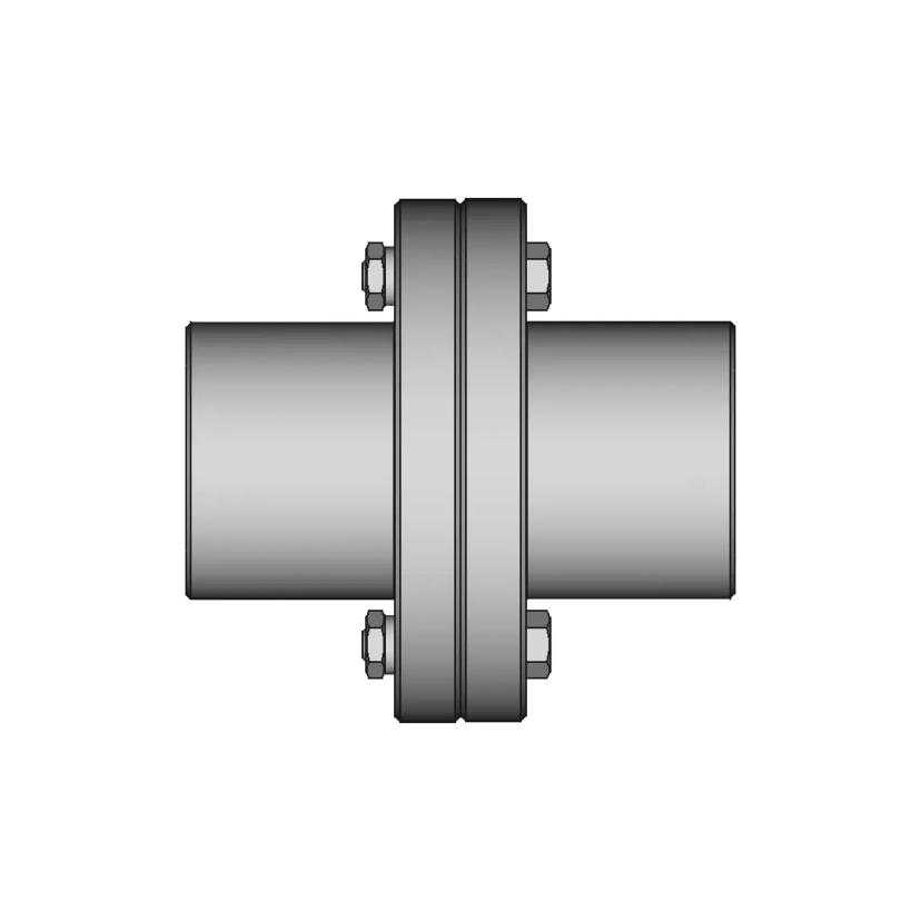 Rigid Flange Coupling 17 | CAD Model for Energy Systems