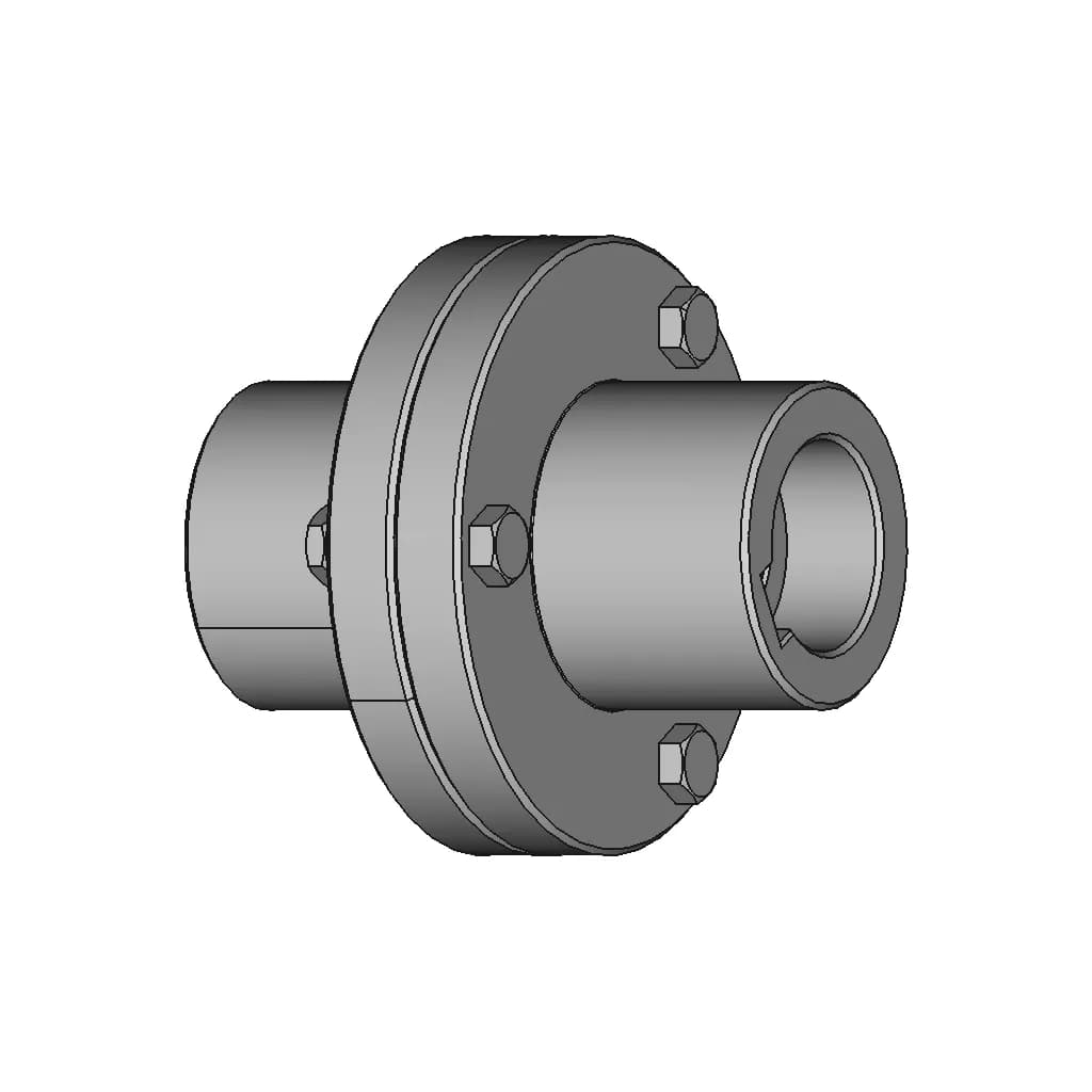 Rigid Flange Coupling 17 | CAD Model for Energy Systems_60_30_degree_snapshot