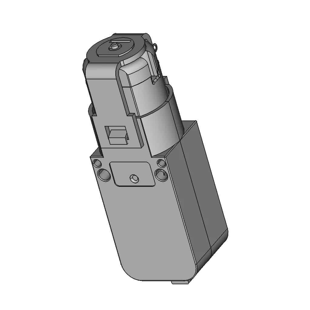 Geared Motor 3 6V 1 | CAD Model for Energy Systems_60_30_degree_snapshot