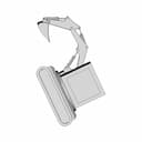 Excavator Modelled In Fusion 1 | CAD Model for Energy Systems_90_0_degree_snapshot