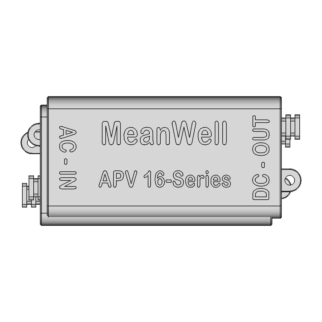 Meanwell Apv 16 Series 1 | CAD Model for Energy Systems_270_0_degree_snapshot