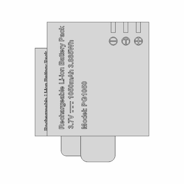 Pg1050 Rechargeable Li Ion Battery Pack 1 | CAD Model for Energy Systems