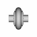 Elastic Coupling With Toroidal Shell 12 | CAD Model for Energy Systems_0_0_degree_snapshot